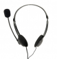 Preview: Gembird MHS-123 Stereo-Headset mit Lautstärkeregler schwarz